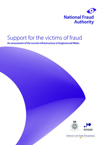 Support For The Victims Of Fraud - GOV.UK