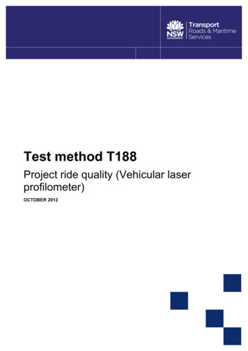 Test Method T188 - Transport For NSW
