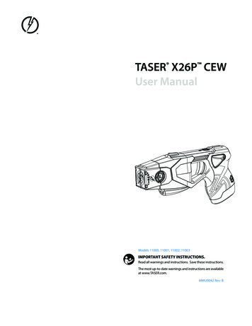 TASER CEW User Manual - Stunster