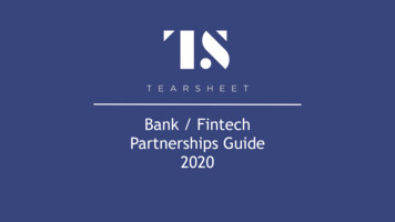 Tearsheet Bank Fintech Partnerships Guide - MX