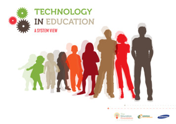 TECHNOLOGY IN EDUCATION - The Education Foundation