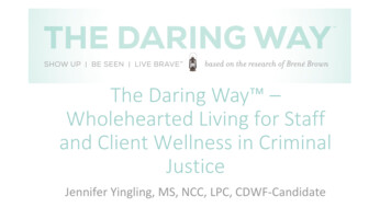 The Daring Way ️ - Wholehearted Living For Staff And Client Wellness In .