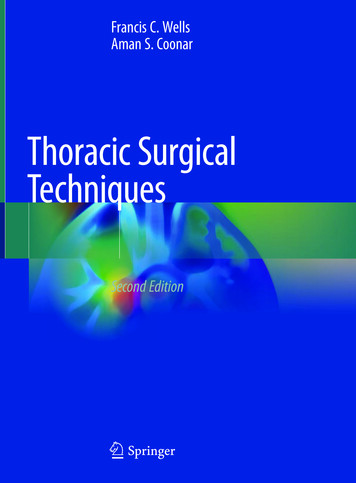 Thoracic Surgical Techniques - Booksdo 