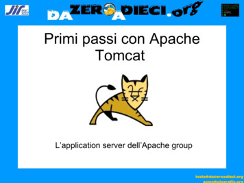 Primi Passi Con Apache Tomcat - Unipi.it