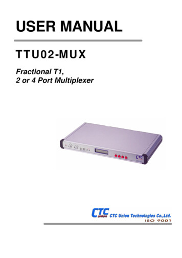 TTU02-MUX User Manual