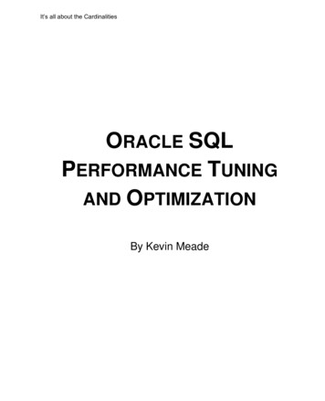 Oracle Sql Performance Tuning Optimization - Unyoug