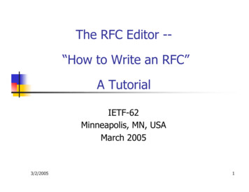 The RFC Editor -- 