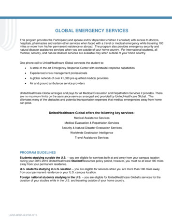 GLOBAL EMERGENCY SERVICES - Uhcsr 