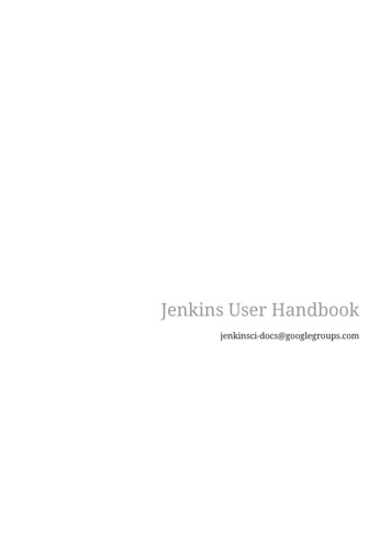 Jenkins User Handbook - GitHub Pages