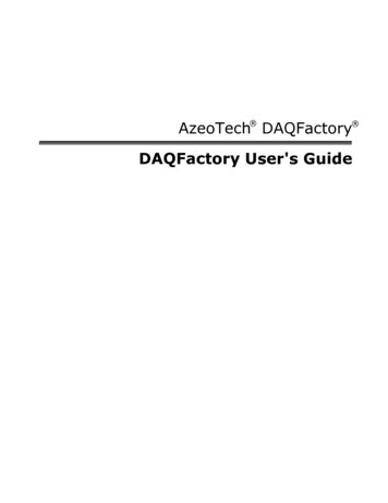 DAQFactory User's Guide - AzeoTech