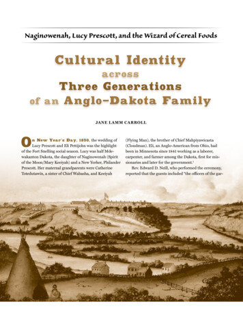 Cultural Identity Across Three Generations Of An Anglo-Dakota Family