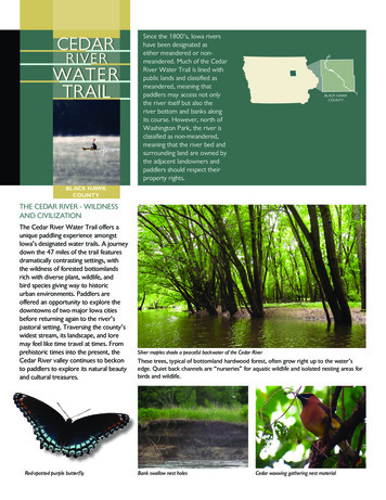 CEDAR RIVER - Iowa Department Of Natural Resources