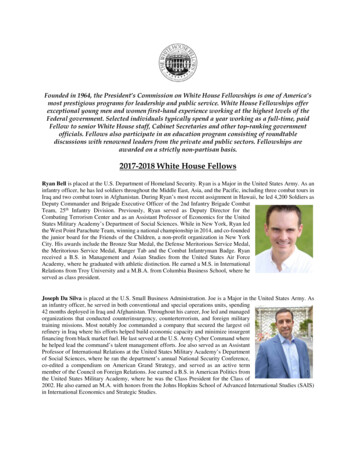 2017-2018 White House Fellows