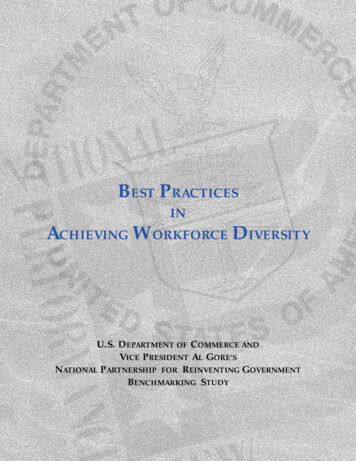 Best Practices In Achieving Workforce Iversity