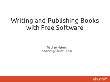 Writing And Publishing Books With Free Software - Ubuntu