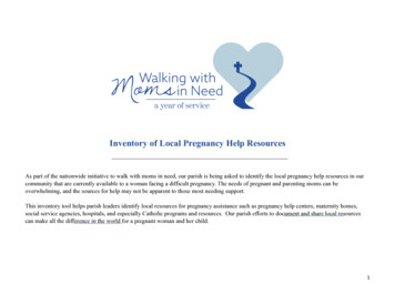 Inventory Of Local Pregnancy Help Resources