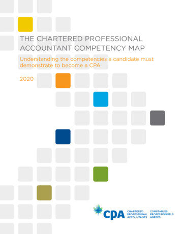The Chartered Professional Accountant Competency Map - 2020