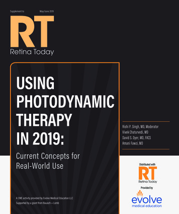 USING PHOTODYNAMIC THERAPY IN 2019 - Assets.bmctoday 