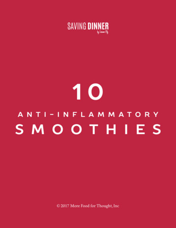 ANTI-INFLAMMATORY SMOOTHIES - Amazon S3