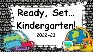 Ready, Set Kindergarten!