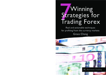 7 Winning Strategies For Trading Forex Winning Strategies For