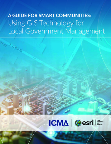 A GUIDE FOR SMART COMMUNITIES: Using GIS Technology For Local .