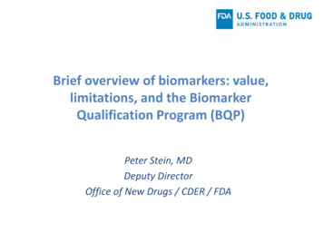 Brief Overview Of Biomarkers: Value, Limitations, And The Biomarker .