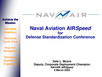 Decrease Naval Aviation AIRSpeed - Defense Logistics Agency