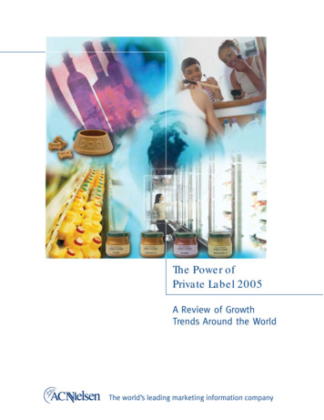 The Power Of Private Label 2005 - Fuqua School Of Business