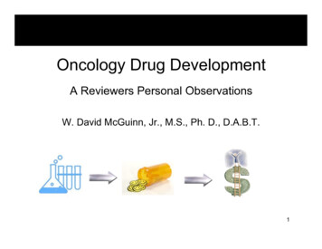 Oncology Drug Development - Society Of Toxicology (SOT)