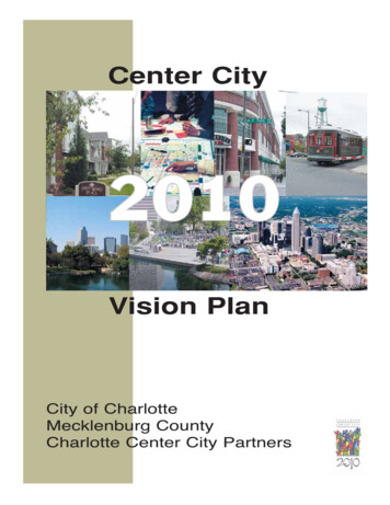 Center City 2010 Vision Plan
