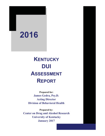 2016 - University Of Kentucky