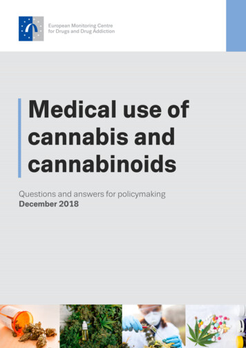 Medical Use Of Cannabis And Cannabinoids
