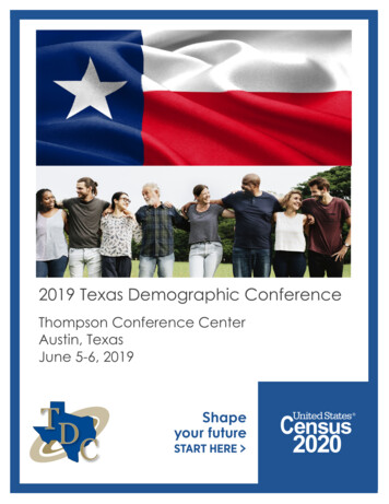 2019 Texas Demographic Conference