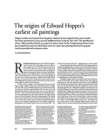 The Origins Of Edward Hopper's Earliest Oil Paintings