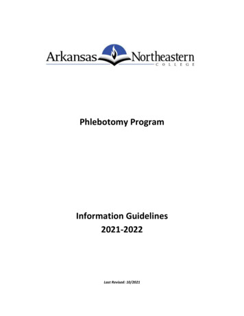 Phlebotomy Program - Arkansas Northeastern College