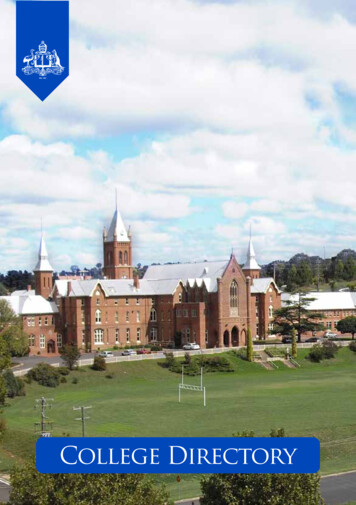 College Directory - St Stanislaus' College, Bathurst NSW