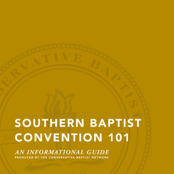 Southern Baptist Convention 101
