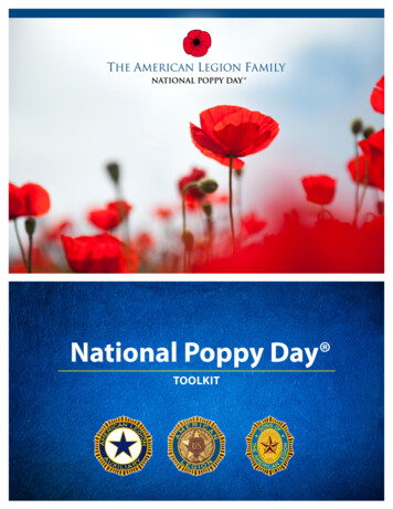 National Poppy Day - American Legion