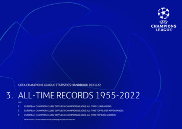 3. All-time Records 1955-2022 - Uefa