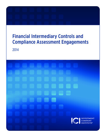 Financial Intermediary Controls And Compliance Assessment Engagements