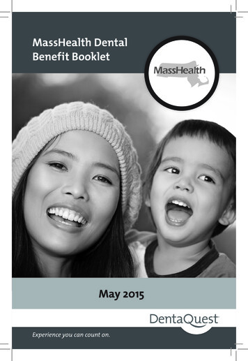 MassHealth Dental Benefit Booklet