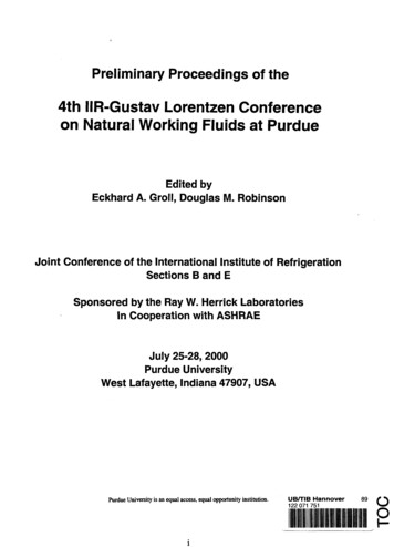 Preliminary Proceedings Of The 4th IIR-Gustav Lorentzen Conference On .