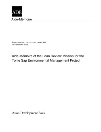 Tonle Sap Environmental Management Project