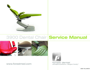 3900 Dental Chair Service Manual