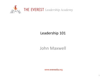 Leadership 101 - The Everest