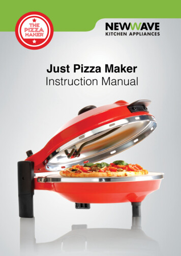 Just Pizza Maker Instruction Manual - ProductReview .au