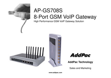 AP-GS708S 8-Port GSM VoIP Gateway - AddPac