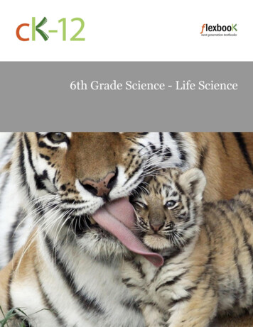 6th Grade - Life Science - Weebly
