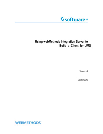 Using WebMethods Integration Server To Build A Client For JMS